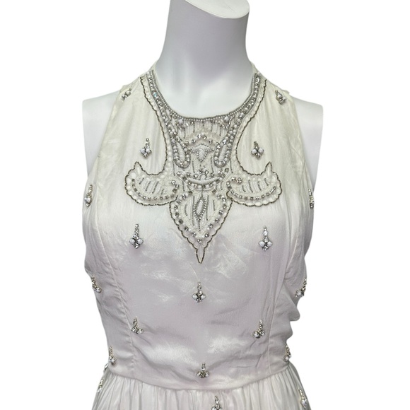 Alice + Olivia NWT Gilda Lace Back Embellished Dress sz 4 - Picture 4 of 13